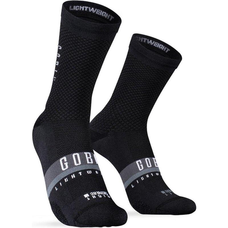 Chaussettes de vélo Gobik Lightweight Black Lead - L/XL (43-46)