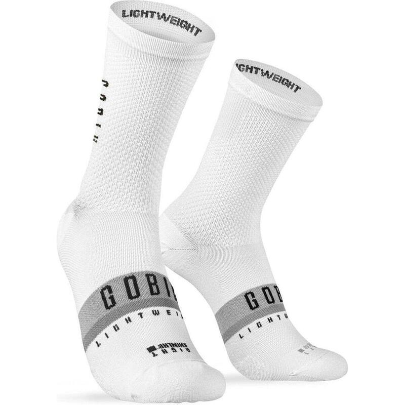 Chaussettes de vélo Gobik Lightweight Antartica White - S/M (39-42)