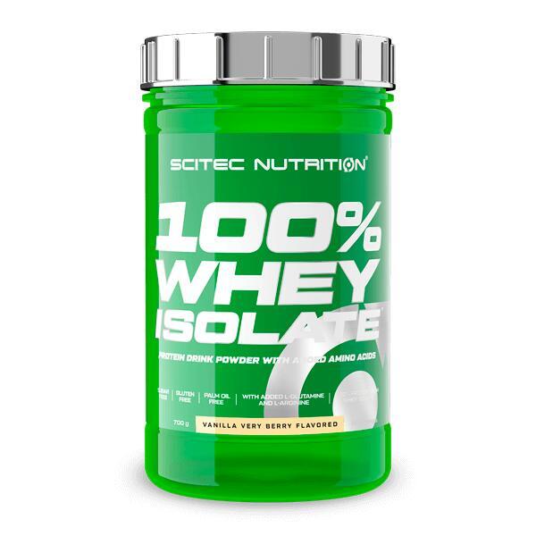 100% Whey Isolate - 700g Vainilla Very Berry de Scitec Nutrition