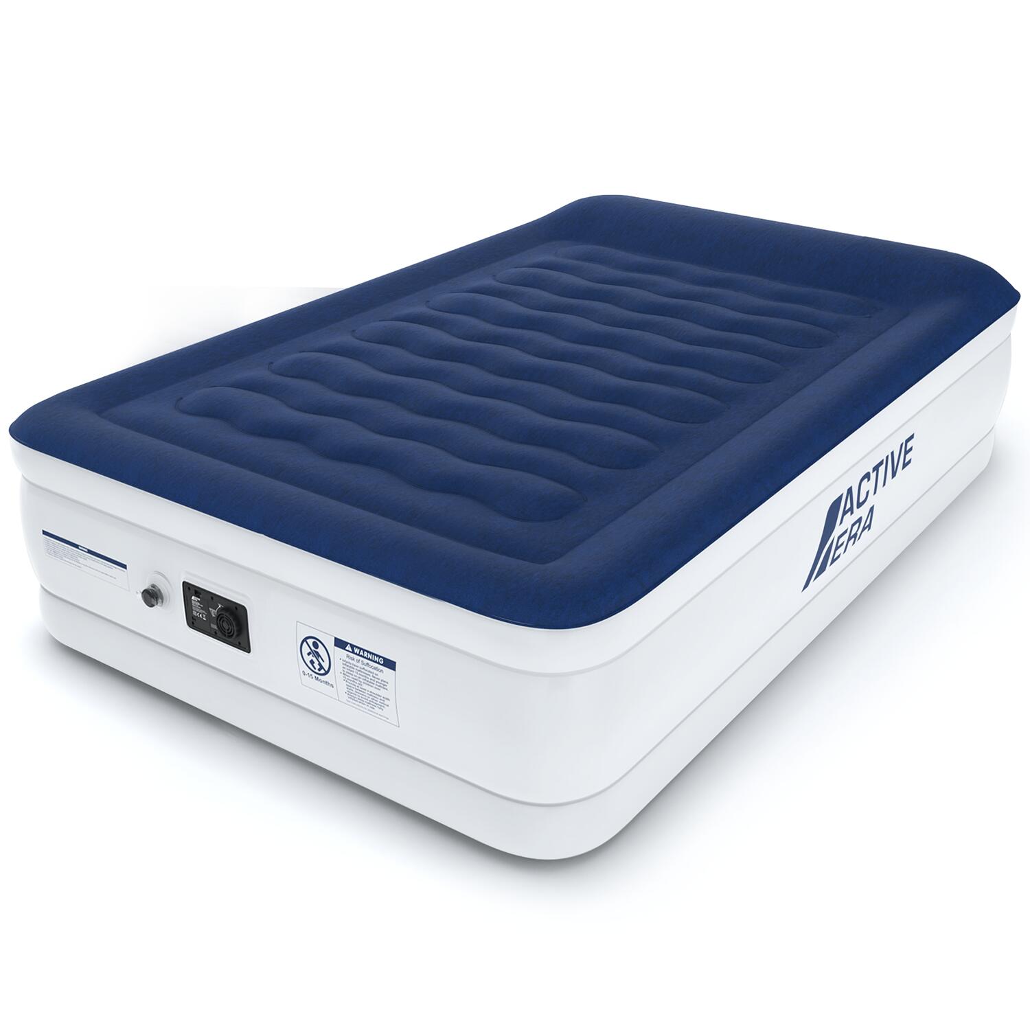 ACTIVE ERA Double Comfort Plus Air Bed – Navy/White