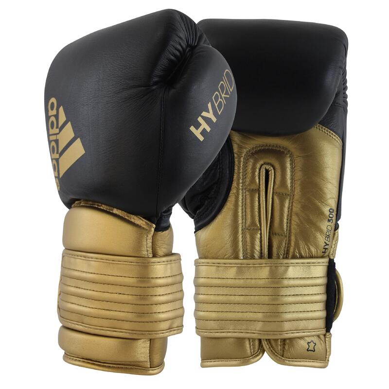 adidas Gants de Boxe Hybrid 50 pour Homme, Noir/Or, 10 oz : :  Sports et Loisirs