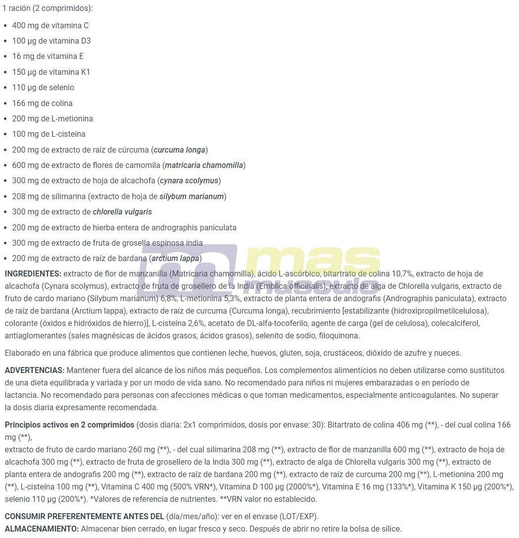 Chardon marie - Liver Aid - 60 Comprimés 5/5