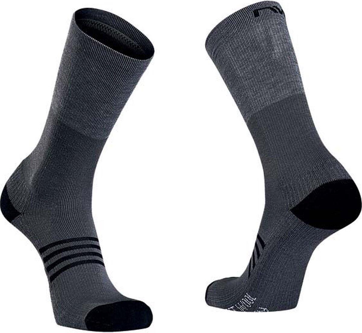 Nortwave Extreme Pro Hoge Sokken Grijs/Zwart M (40-43) 1/1