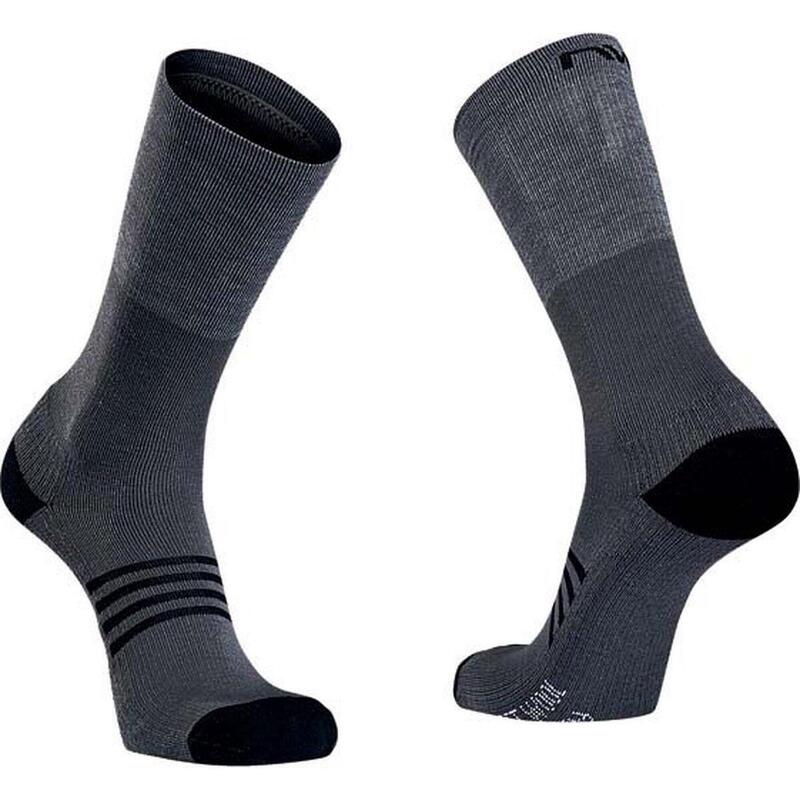 Nortwave Extreme Pro Hoge Sokken Grijs/Zwart M (40-43)