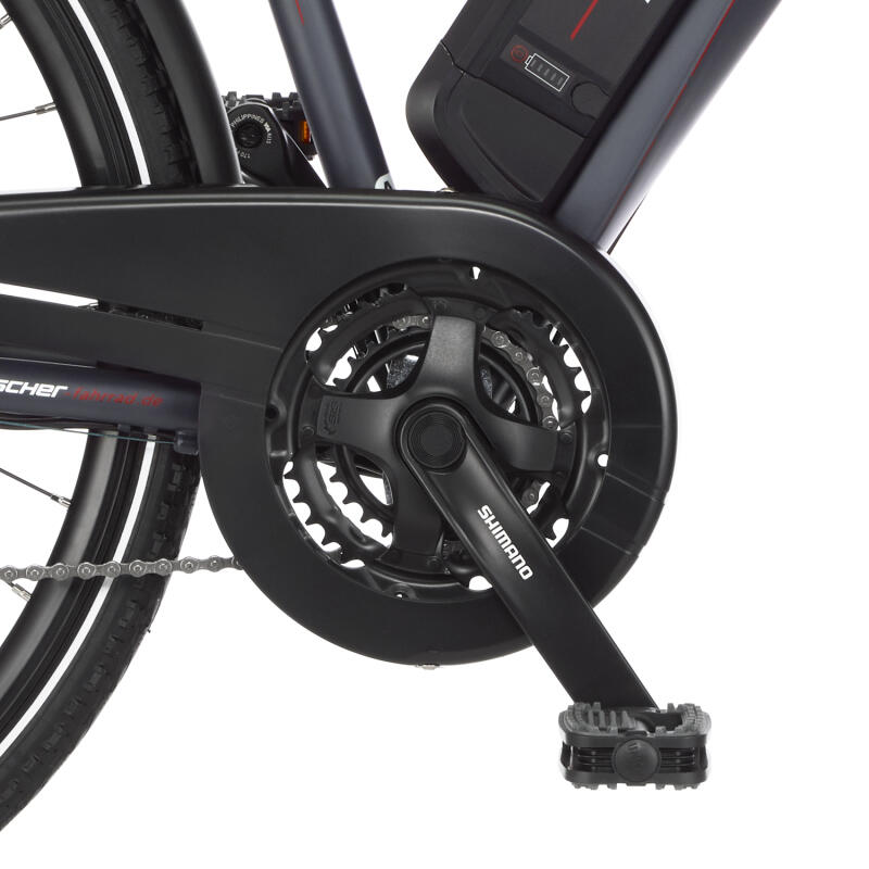 Refurbished FISCHER Trekking E-Bike Viator ETH 2222 grau RH 50cm 28 Zoll 422 Wh 3/7