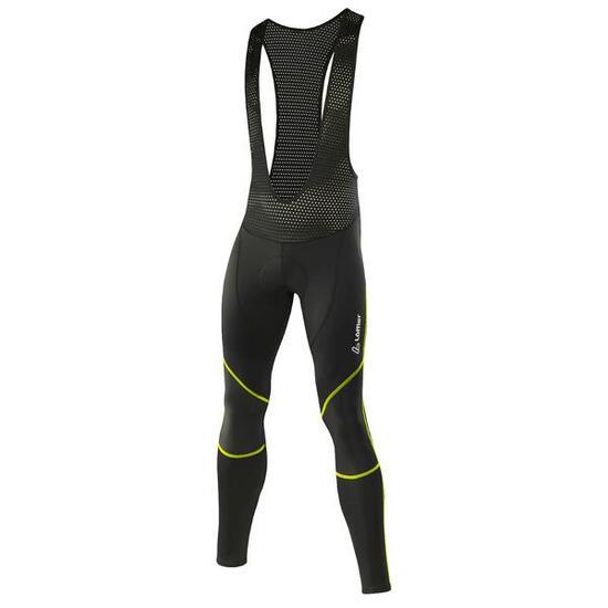 Radhose lang M Bike Bib Tights WS Elastic Windstopper für Herren - Schwarz