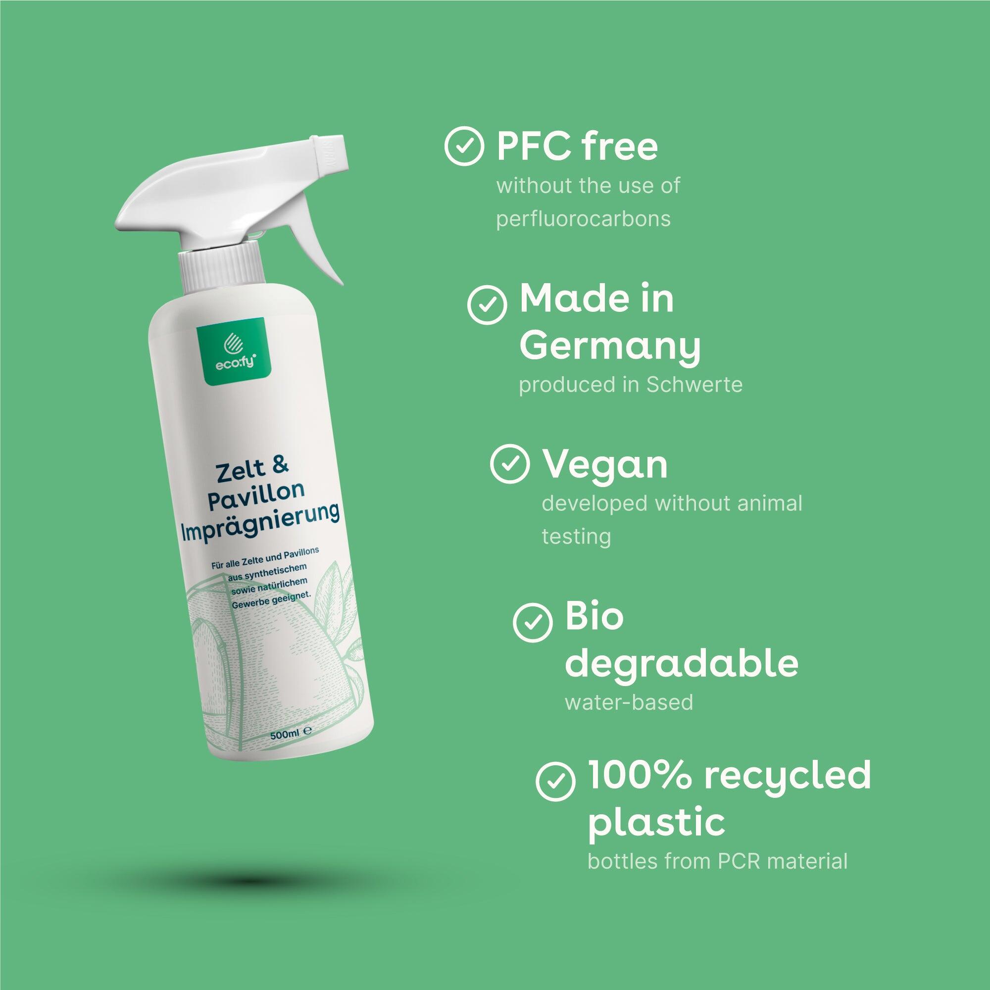Zelt und Pavillon Imprägnierung • Imprägniermittel, Imprägnierspray 4/5