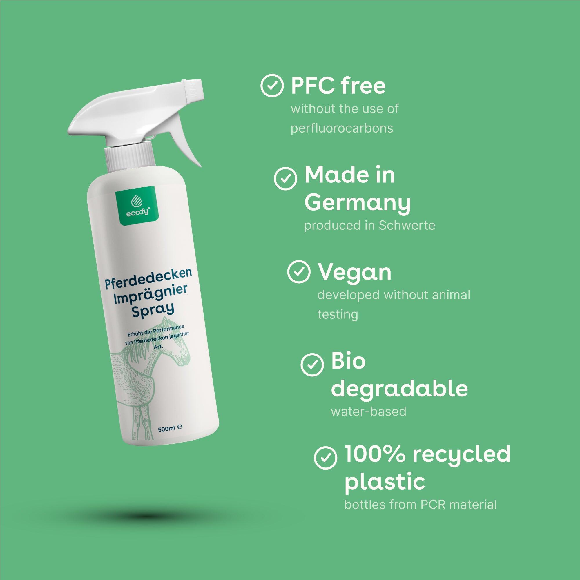 Spray imperméabilisant pour couvertures de cheval • Spray-On imperméabilisant 4/5
