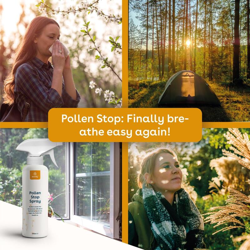 Pollen Stop Spray • voor vliegenhorren - eindelijk weer rustig ademhalen