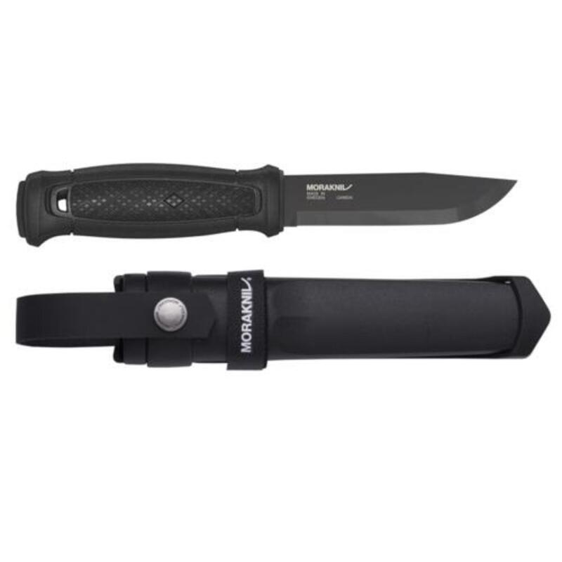 Couteau de survie Garberg Black carbon - multi mount - Noir