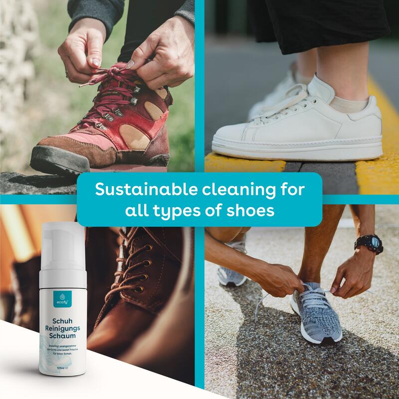 Schiuma per la pulizia delle scarpe • detergente per tutti i materiali