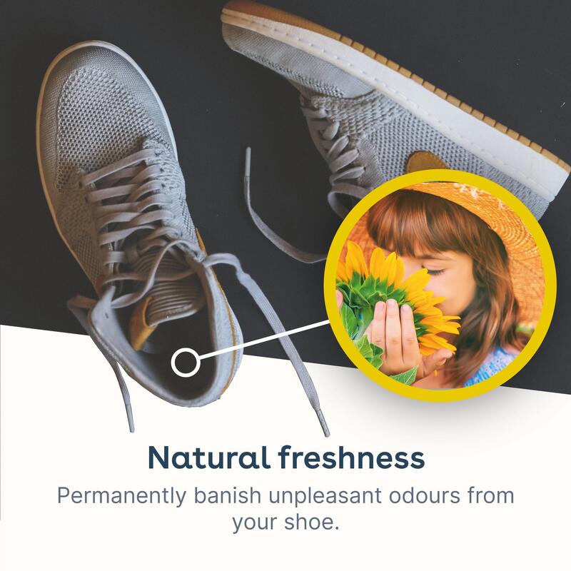 Assorbitore di odori per scarpe • rimuove gli odori sgradevoli nelle calzature