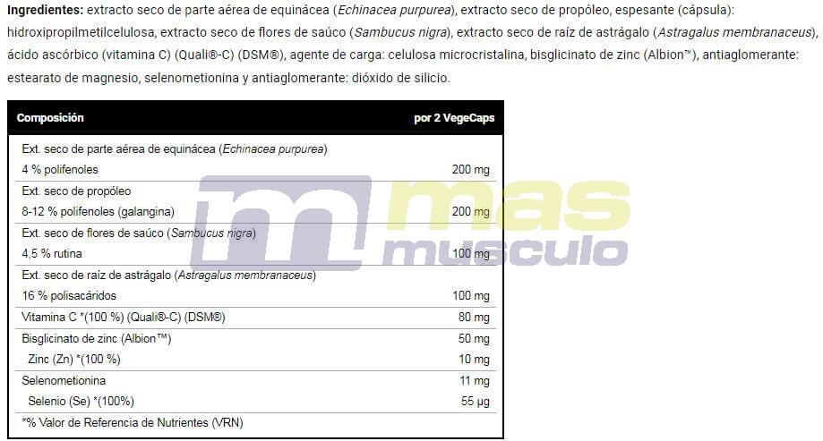 Optimmune - 50 Cápsulas vegetales VitoBest 4/4