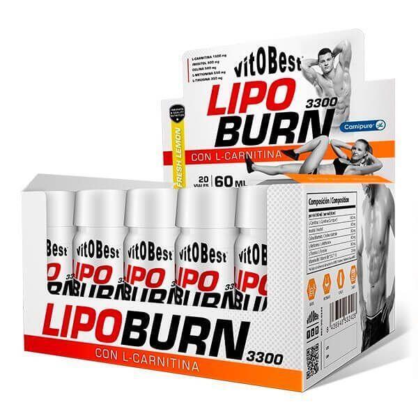 LipoBurn 3300 - 60ml Limão da VitoBest Exclusivo Online      1,47€  Preço por quantidade 29,40€kg VITOBEST LipoBurn 3300 - 60ml Limão da VitoBestVendido e expedido por: FitnessZone  