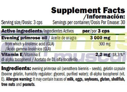 Huile d'Onagre - 90 softgels de Amix Nutrition 4/4