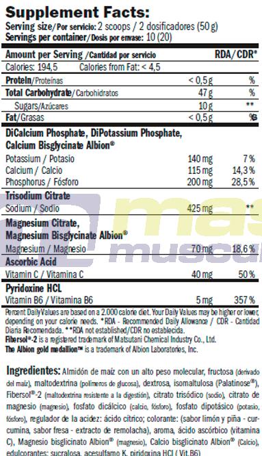 Amix Performance WaxIont 1000 gr - Fuente de Energía + Contiene Sales Minerales 4/4