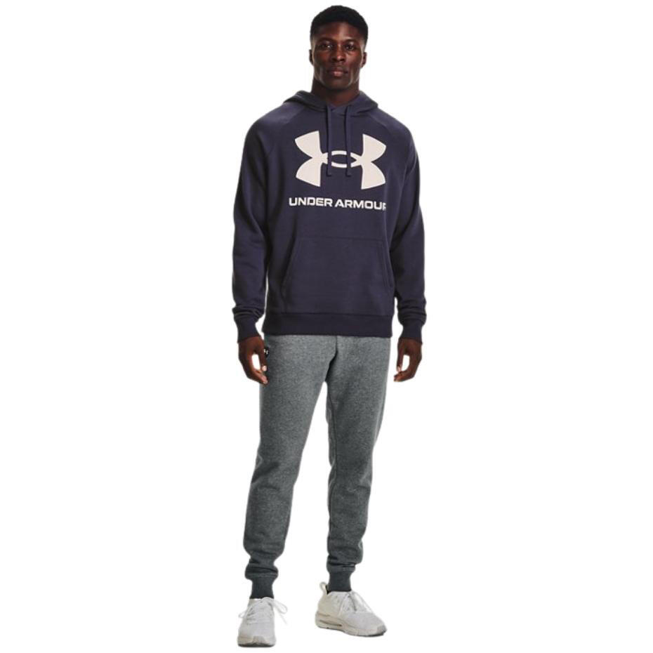 Uomo Under Armour Rival Big Logo Felpa con Cappuccio Rival 5/6