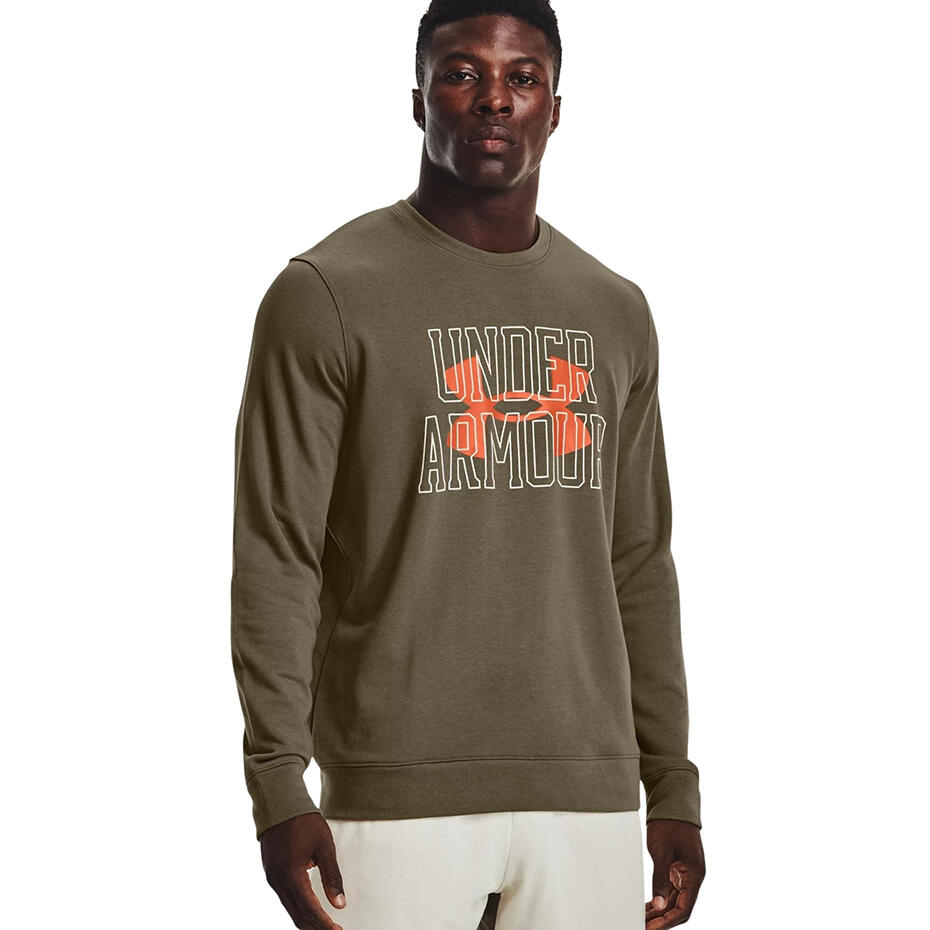 Sweat-shirt homme Under Armour UA Rival Terry Logo Crew 3/6
