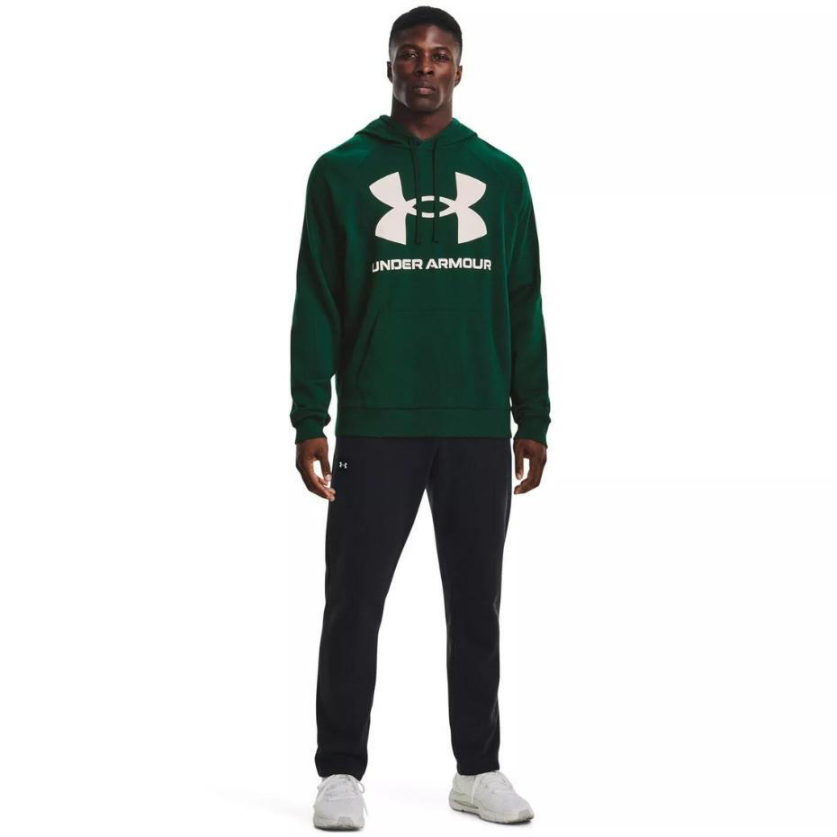 Uomo Under Armour Rival Big Logo Felpa con Cappuccio Rival 5/7