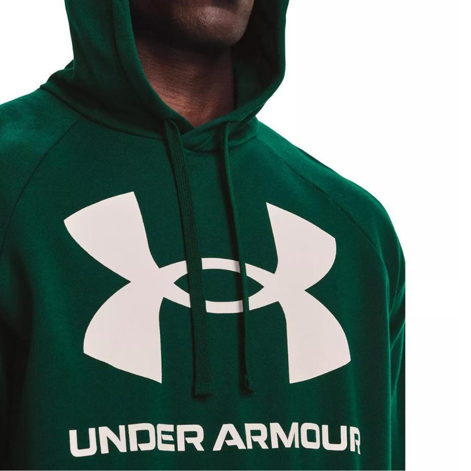 Uomo Under Armour Rival Big Logo Felpa con Cappuccio Rival 6/7