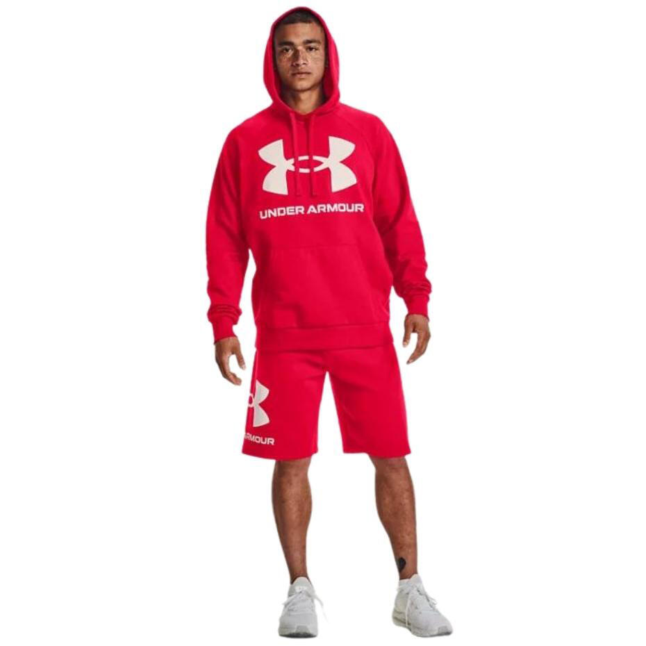 Sweat Homme Sweat Under armour UA RIVAL FLEECE BIG LOGO Rouge Rouge 5/6