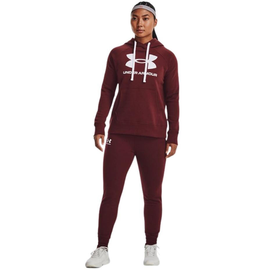 Sweat à capuche femme Under Armour Rival, coupe ample 4/6