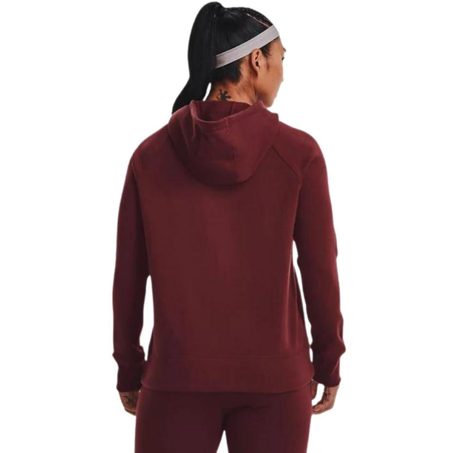 Sweat à capuche femme Under Armour Rival, coupe ample 2/6