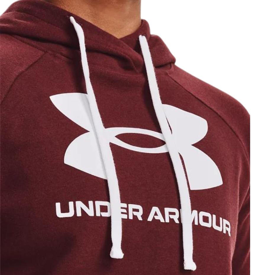 Sweat à capuche femme Under Armour Rival, coupe ample 5/6