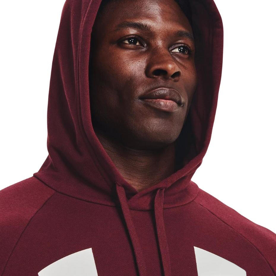 Felpa con cappuccio Under Armour Rival Fleece Big Logo da uomo 6/6
