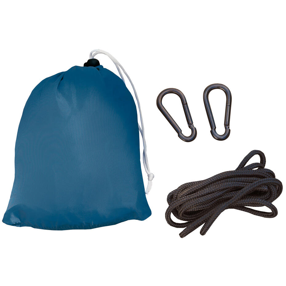 Amaca High Peak 220x140 cm in nylon leggero blu 2/4