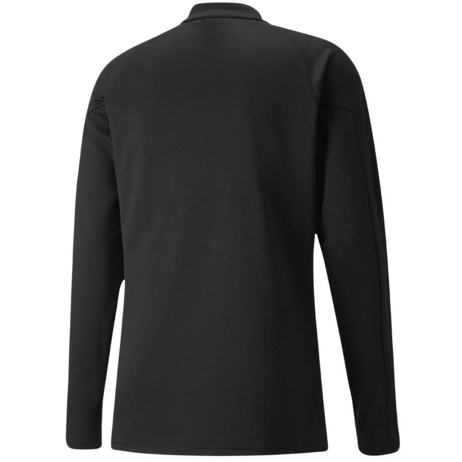 SweaT-Shirt individual com fecho de correr para o quarto final (Preto) 2/4