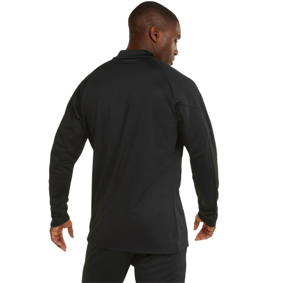 SweaT-Shirt individual com fecho de correr para o quarto final (Preto) 4/4