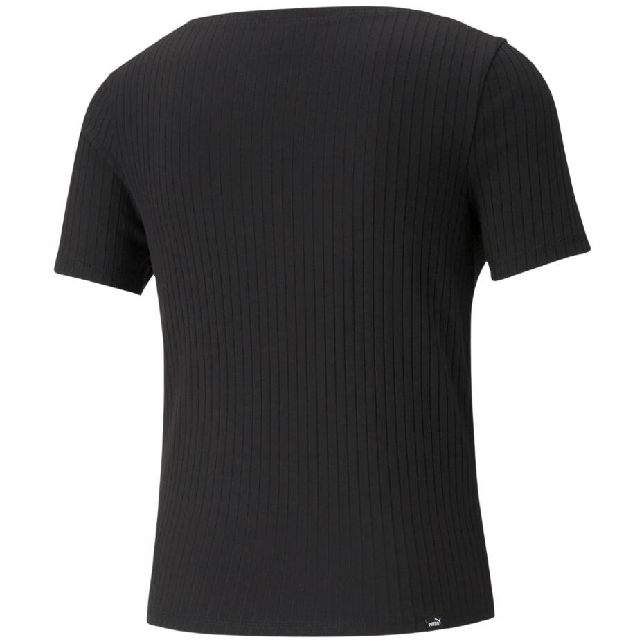 Puma Damen T-Shirt HER Ribbed Slim Tee 531917 2/3