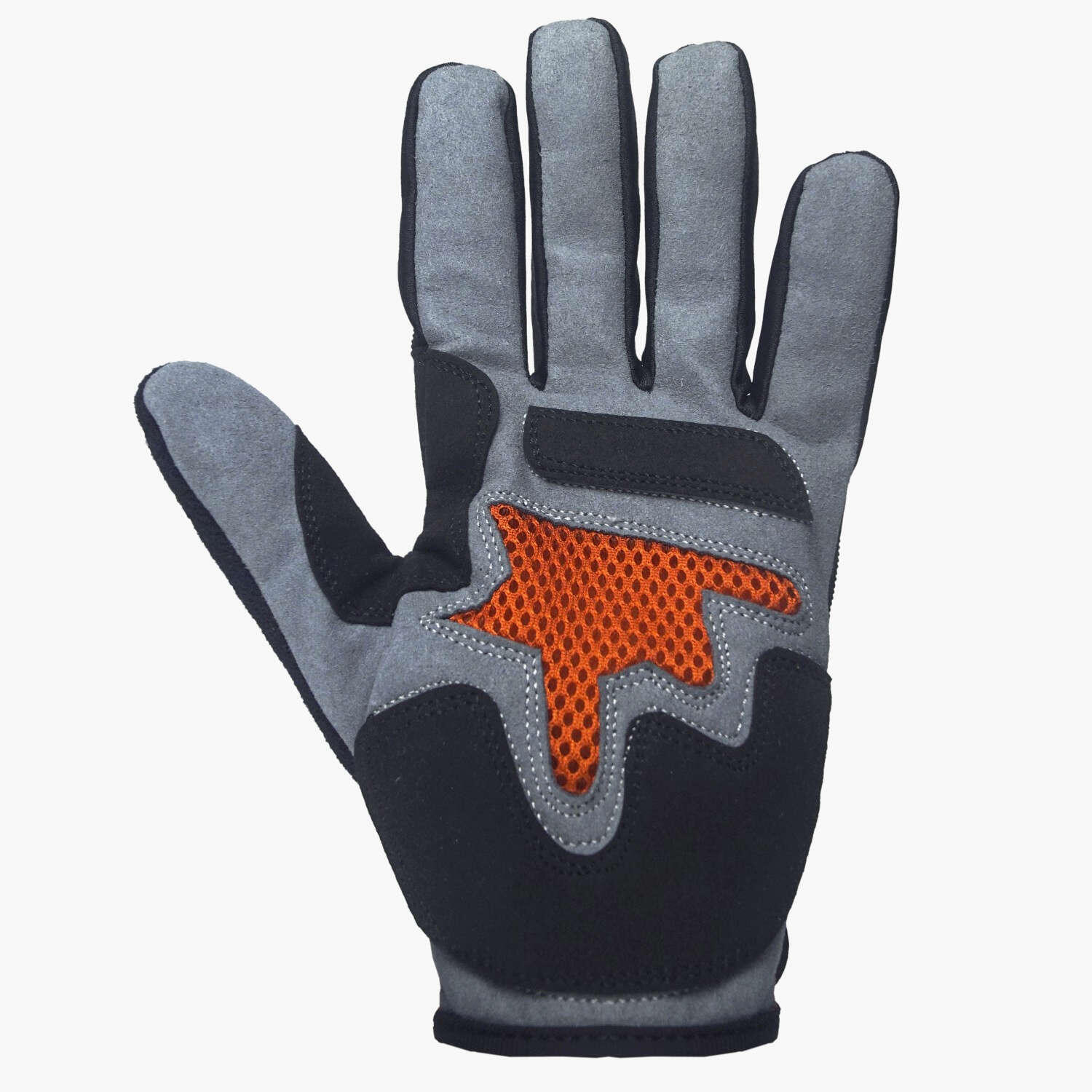 Lomo Mountain Bike Gloves - Black / Grey / Orange 6/8