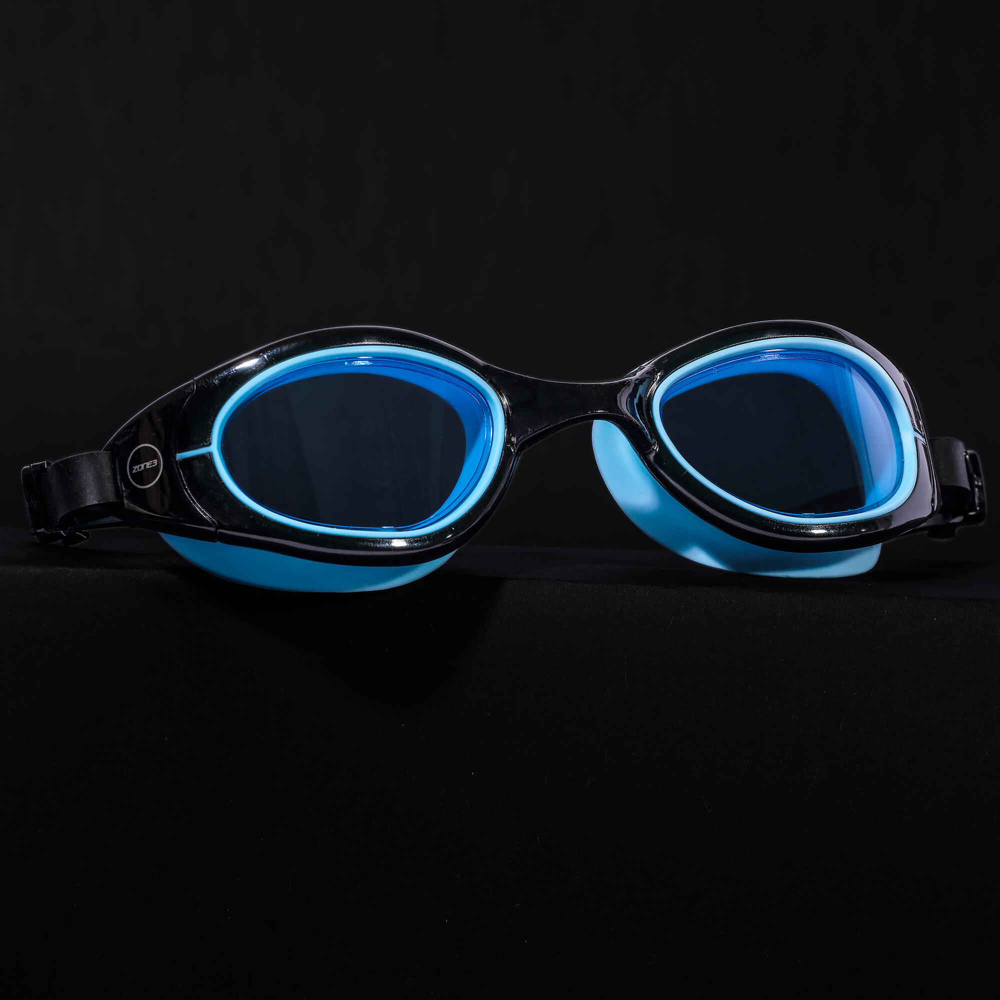 Óculos de proteção Zone3 Attack com lentes coloridas - Preto/Azul 2/7