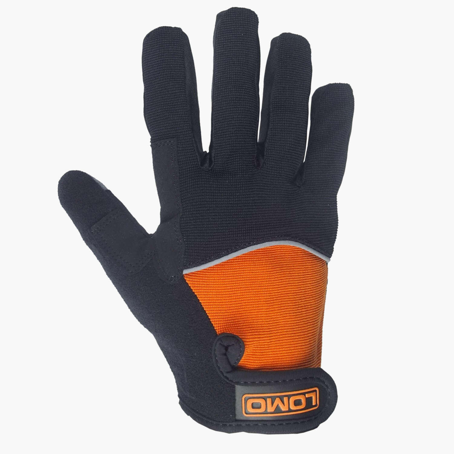 Lomo Mountain Bike Gloves - Black / Grey / Orange 2/8
