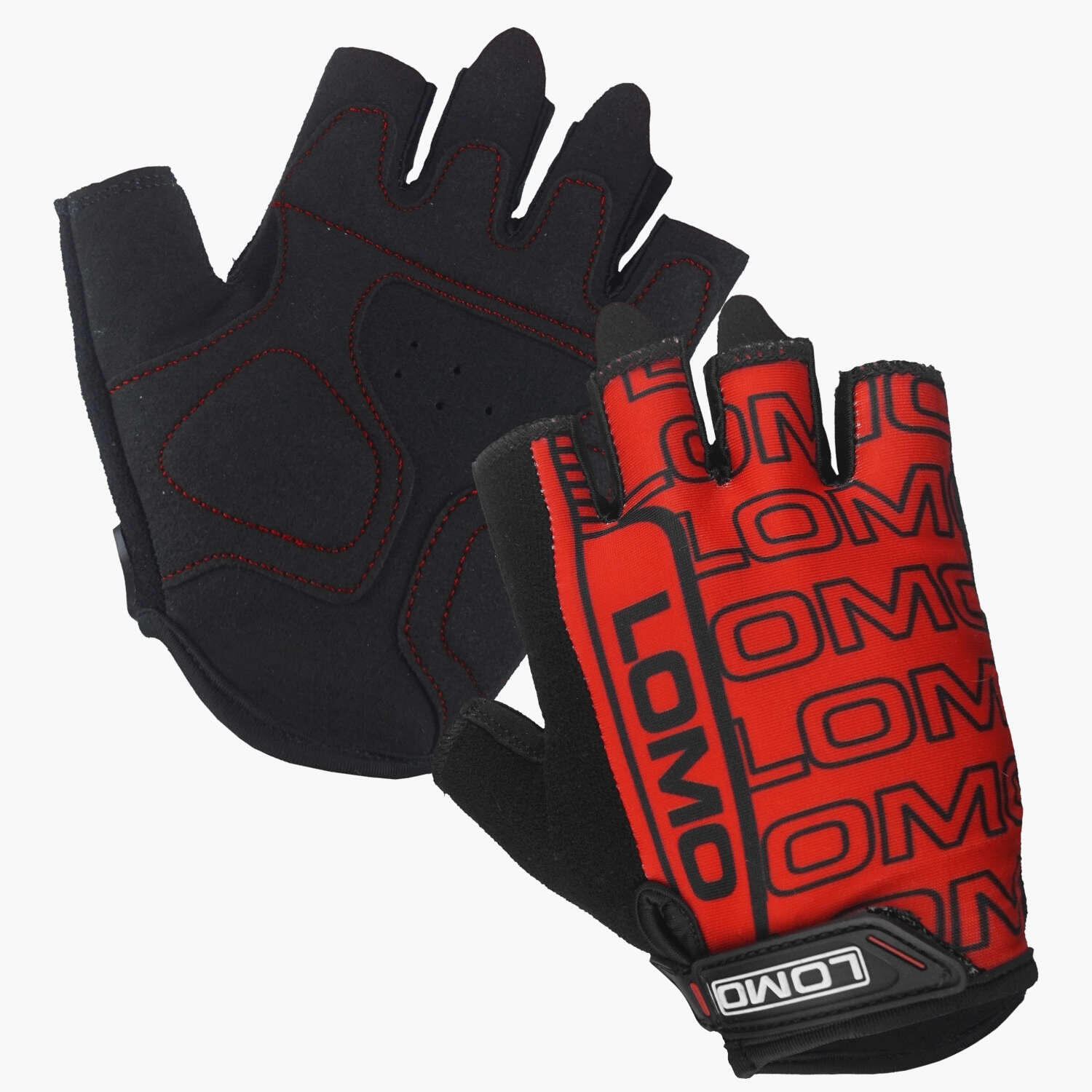 Lomo SG2 - Short Finger Cycling Gloves - Red 4/5