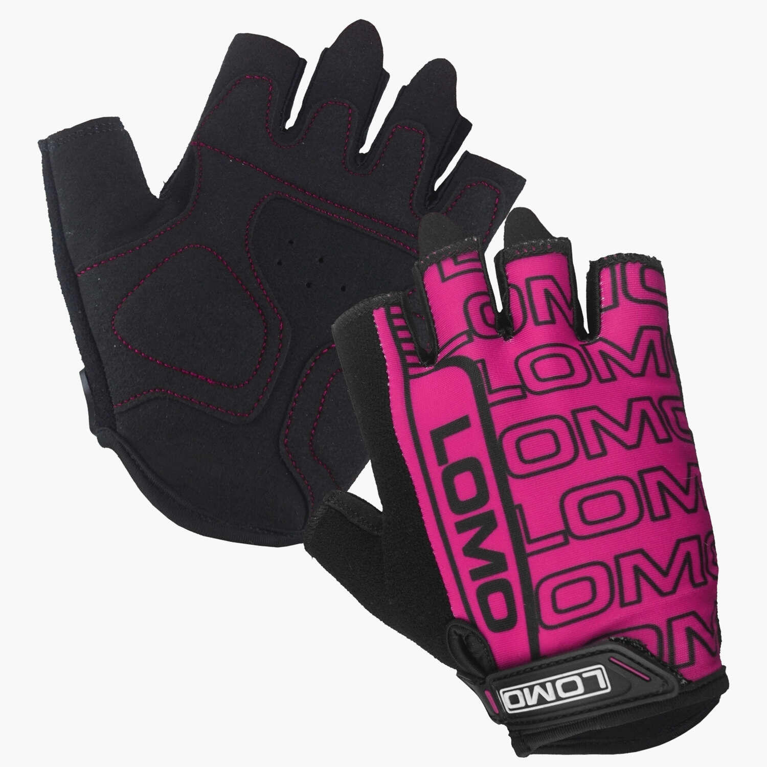 Lomo SG2 - Short Finger Cycling Gloves - Pink 4/5