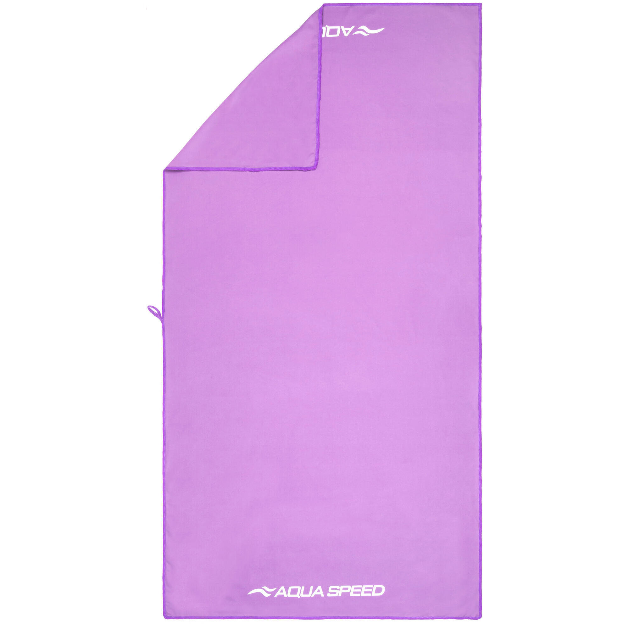 Aqua Speed - Serviette Plate Aqua-speed Dry - Serviette De Bain - Blanc|violet - Adulte - Decathlon