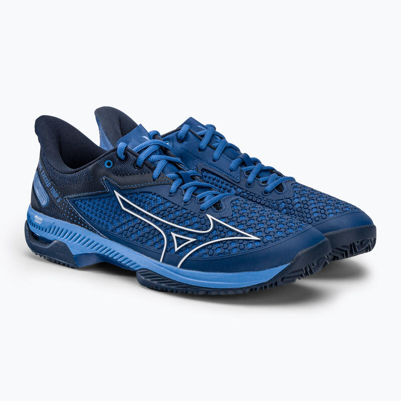 Mizuno Wave excede las zapatillas de tenis masculina de la gira 5 cc