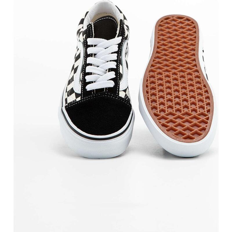 Vans Primary Check Old Skool cipő Black White