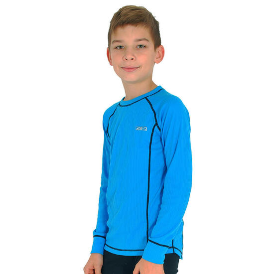 Juniorska koszulka termoaktywna Ice-Q Smart Kid Blue