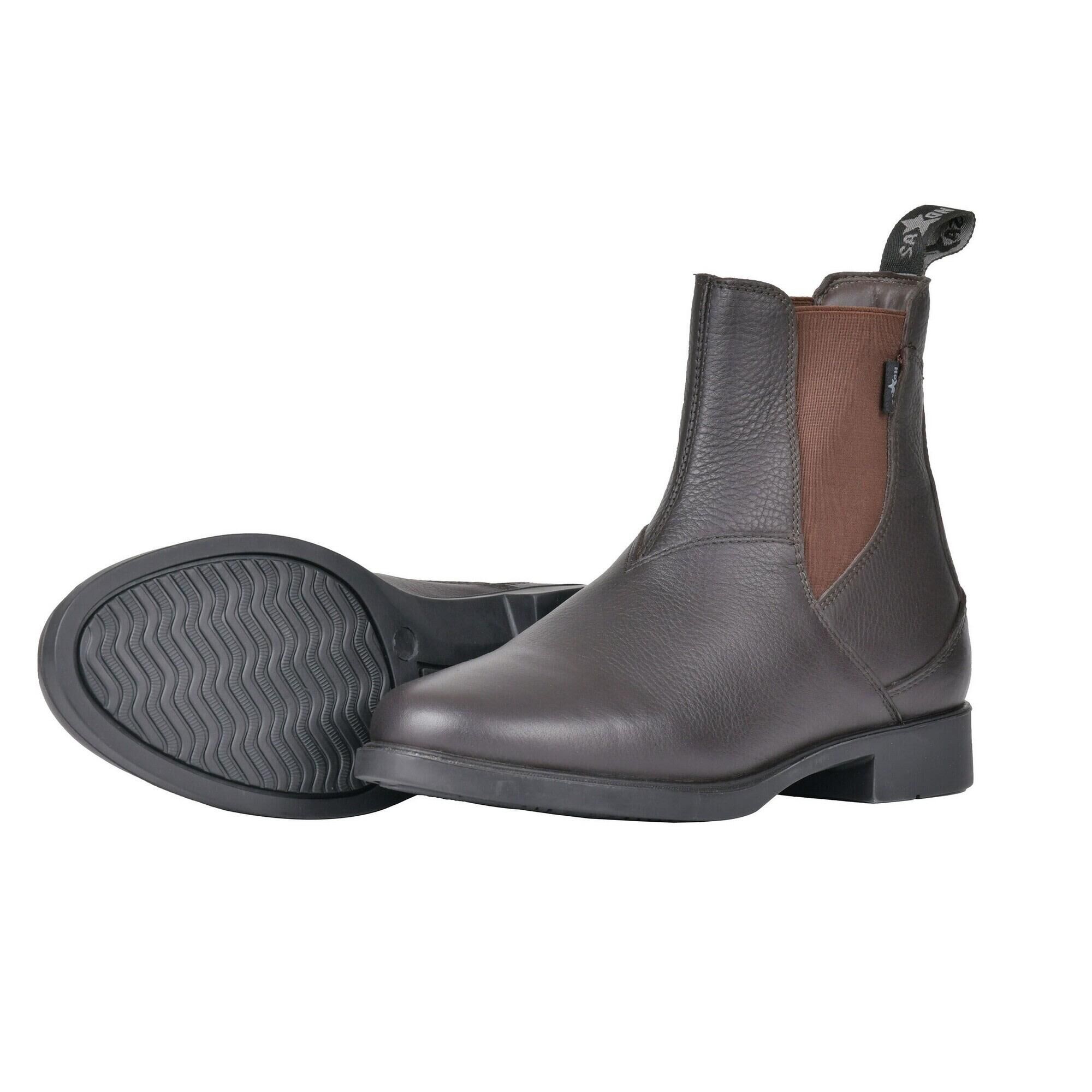 SAXON Unisex Adult Allyn Leather Jodhpur Boots (Brown)