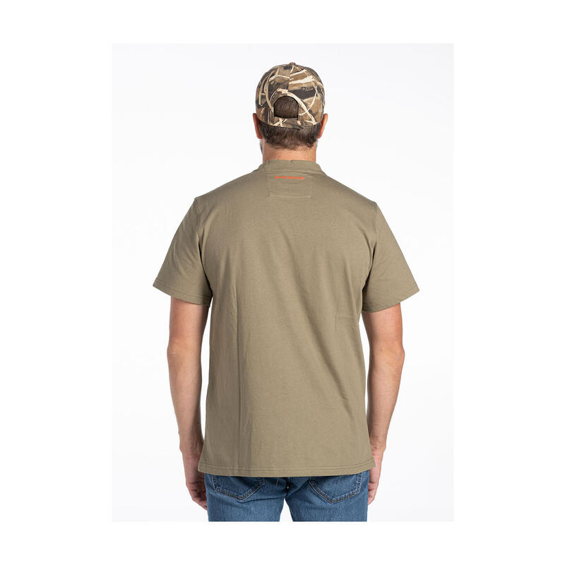 T-shirt de chasse - Reno - Kaki - Hommes