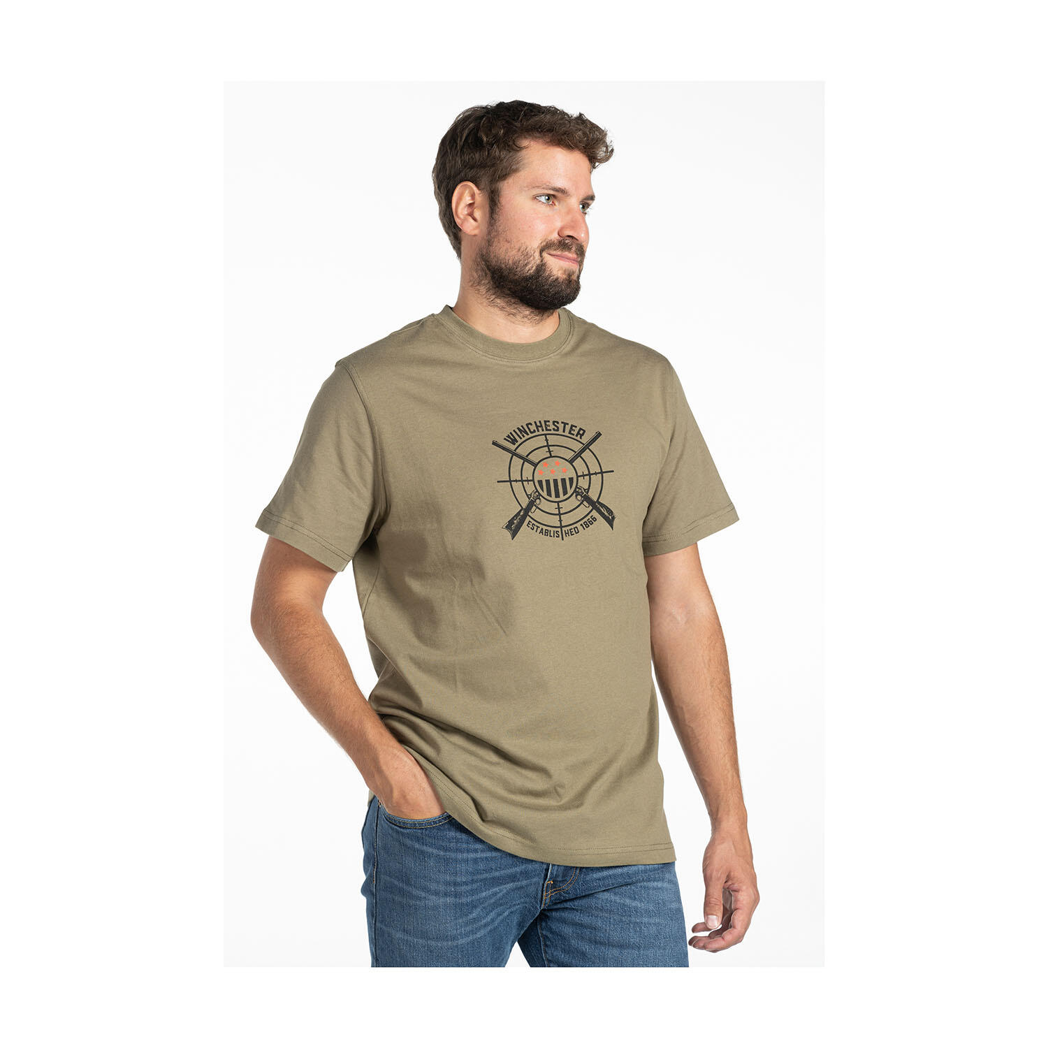 Jachtshirt - Parlin - Khaki - Heren 2/5