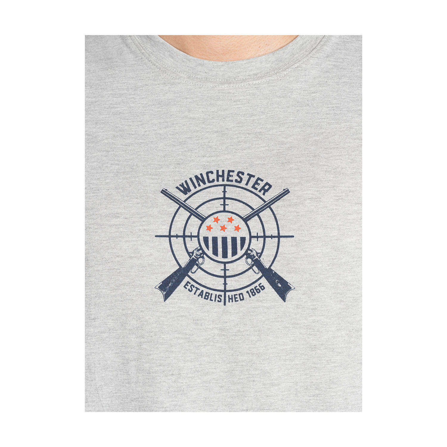Jachtshirt - Parlin - Melanged Grey - Heren 4/5