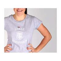 T-SHIRT TIGER GRIS FEMME - STADE TOULOUSAIN
