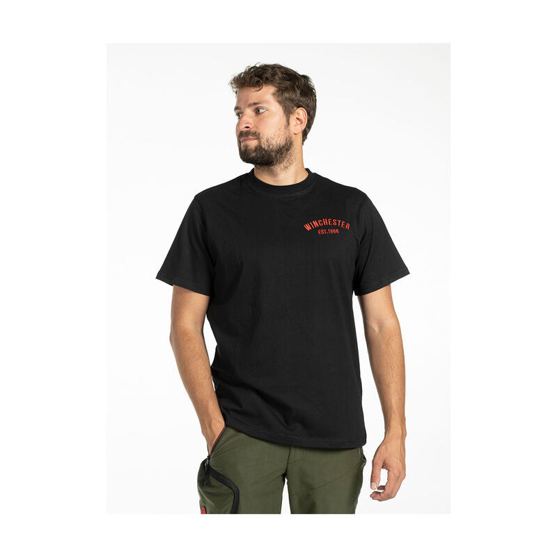 T-shirt de chasse - Colombus - Noir - Hommes