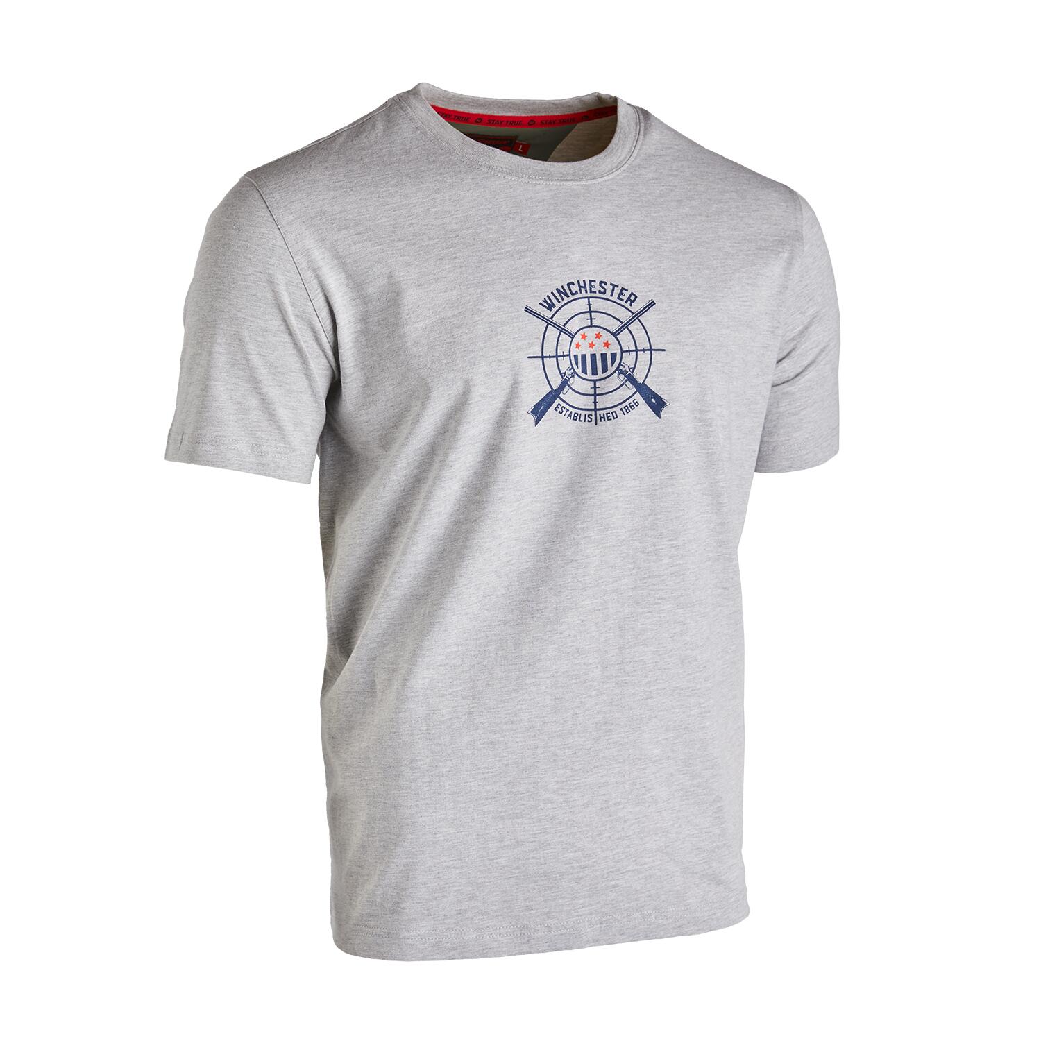 WINCHESTER Jachtshirt - Parlin - Melanged Grey - Heren