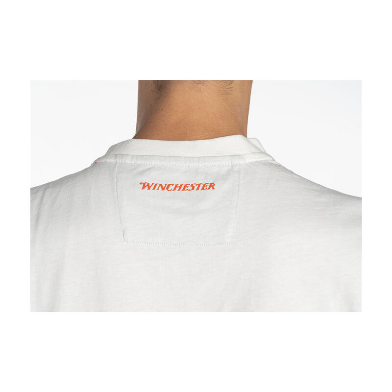T-shirt de chasse - Springer - Blanc - Hommes